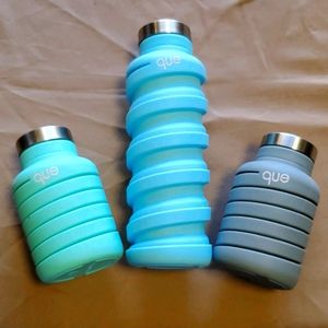 que collapsible bottle- 20 oz (3 for 1 or each)